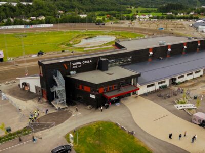 Viser bygget til Varig Orkla Arena