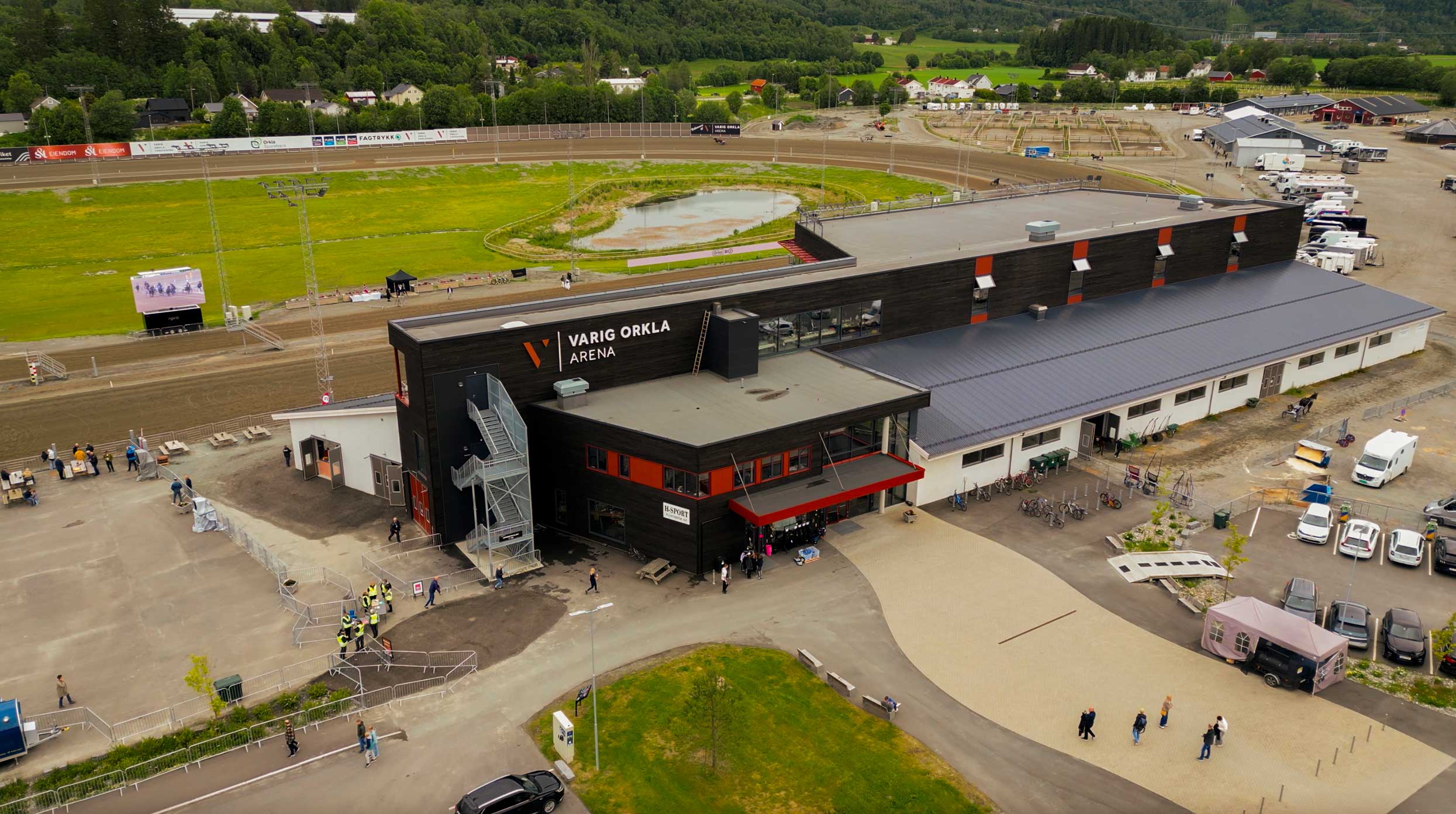 Viser bygget til Varig Orkla Arena